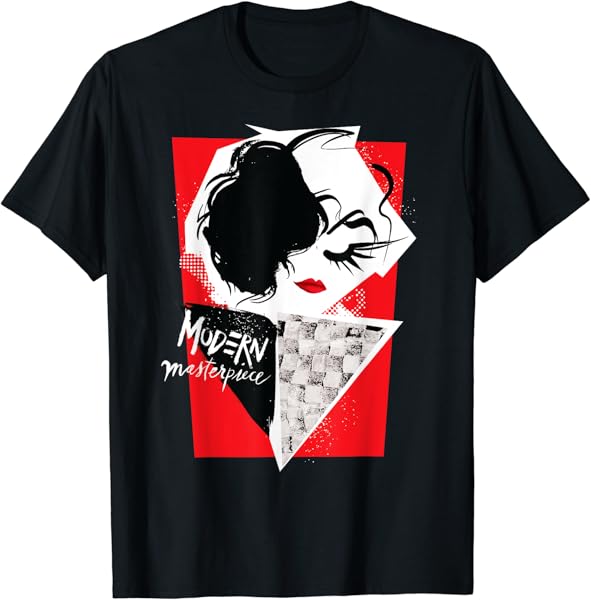 Disney Cruella Modern Masterpiece Collage T-Shirt