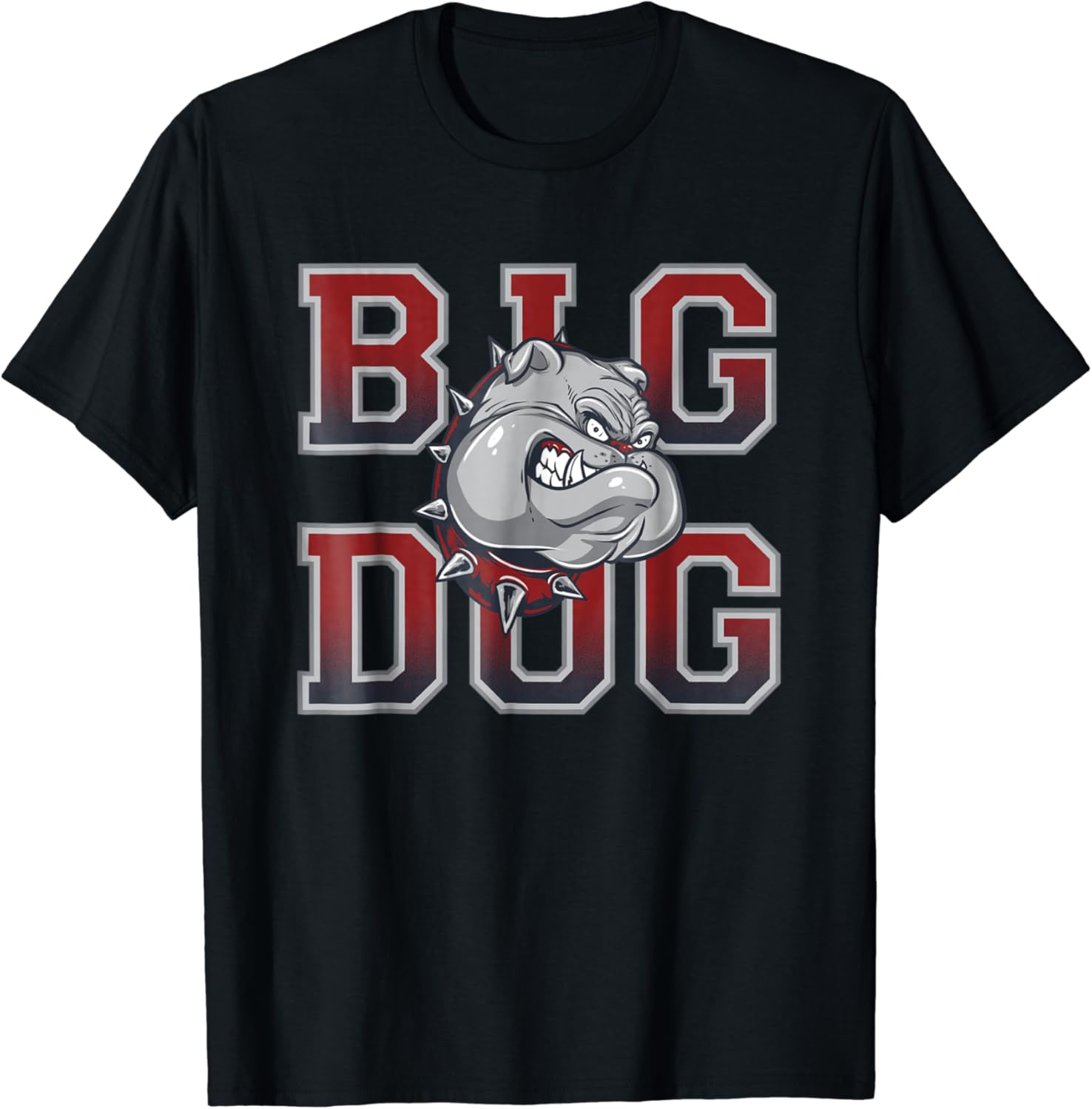 Mens Big Dog Bulldog TShirt Clothing