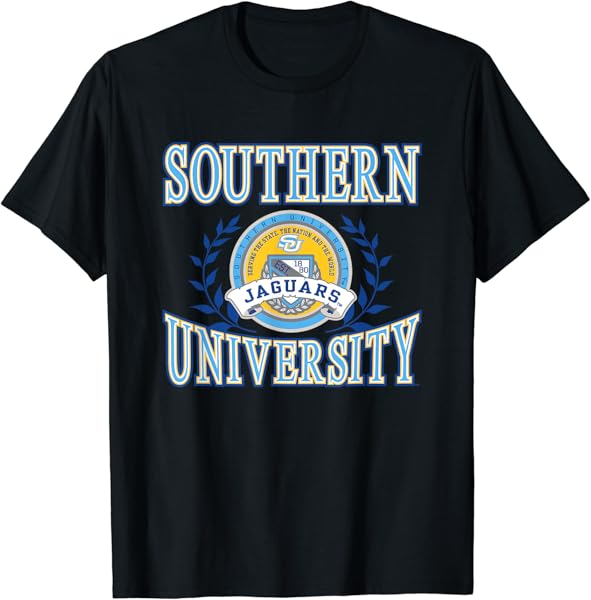 Southern Jaguars Laurels Black T-Shirt