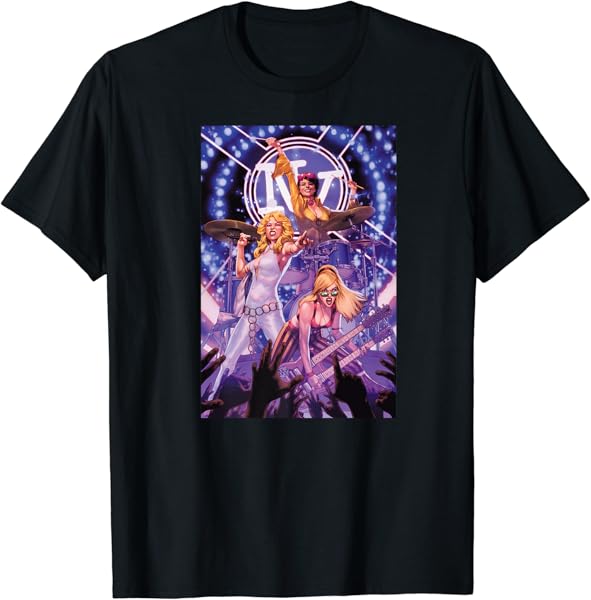Marvel X-Men Dazzler Boom Boom Jubilee Band X-Terminators Premium T-Shirt