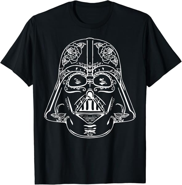 Star Wars Darth Vader Sugar Skull Classic Graphic T-Shirt T-Shirt