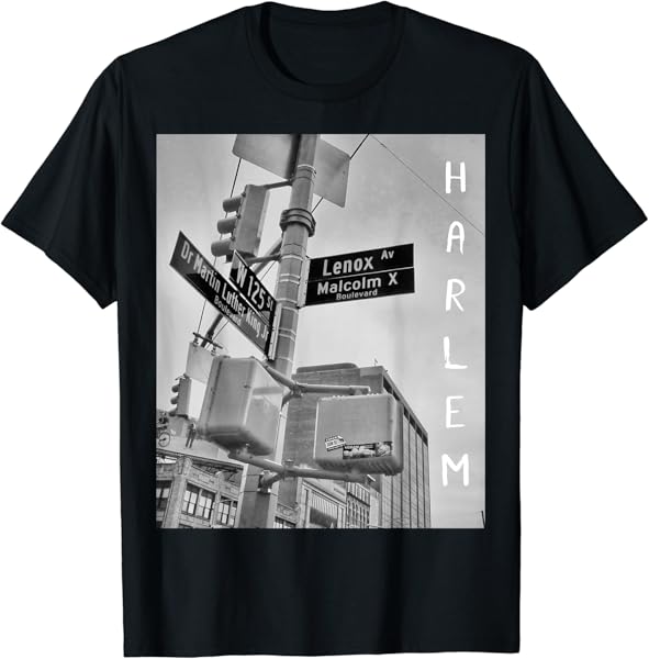 Harlem New York City NYC Street Men Women T-Shirt