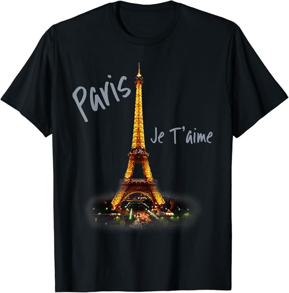 Eiffel Tower Paris Vintage I Love Paris France T-Shirt