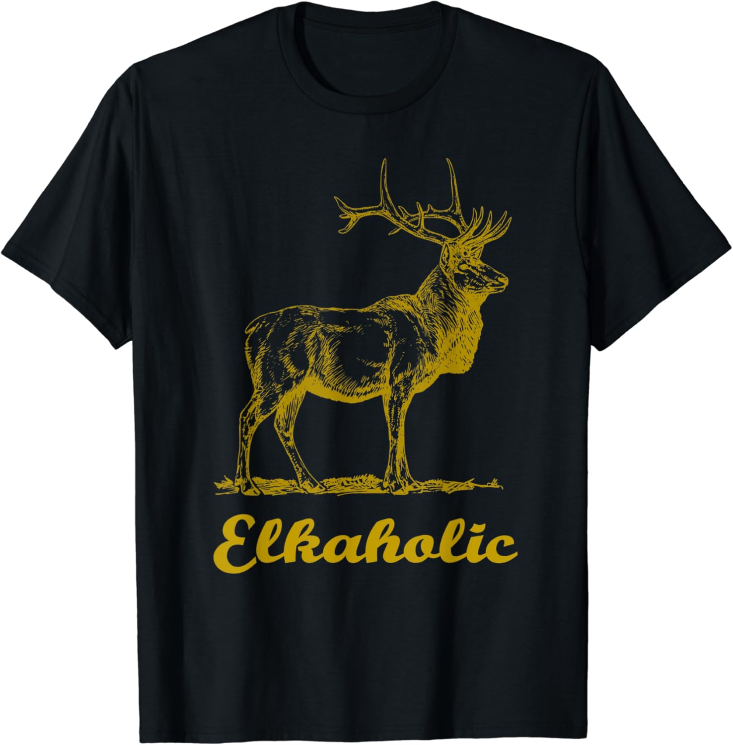 Funny Elk Hunting Shirt Elkaholic Shirt for the Elk