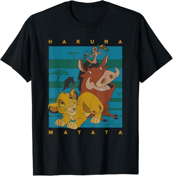 Disney The Lion King Hakuna Matata Squad Retro T-Shirt