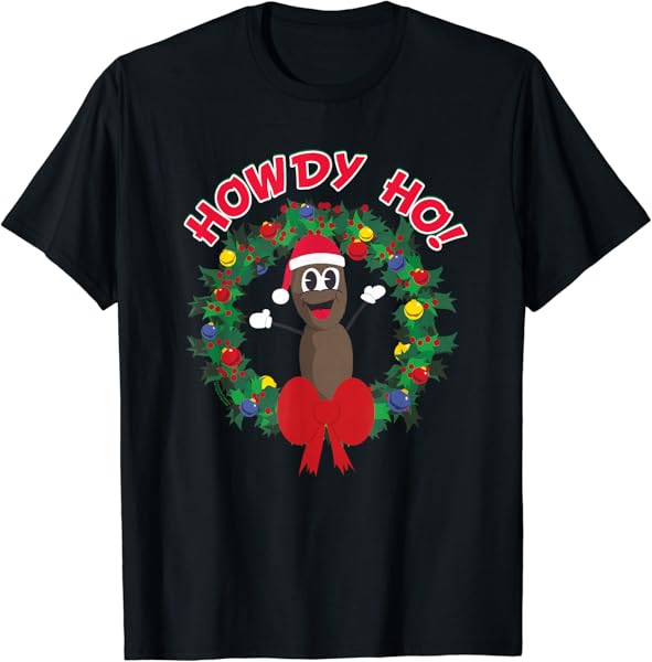 South Park Mr. Hankey Howdy Ho Christmas Wreath T-Shirt