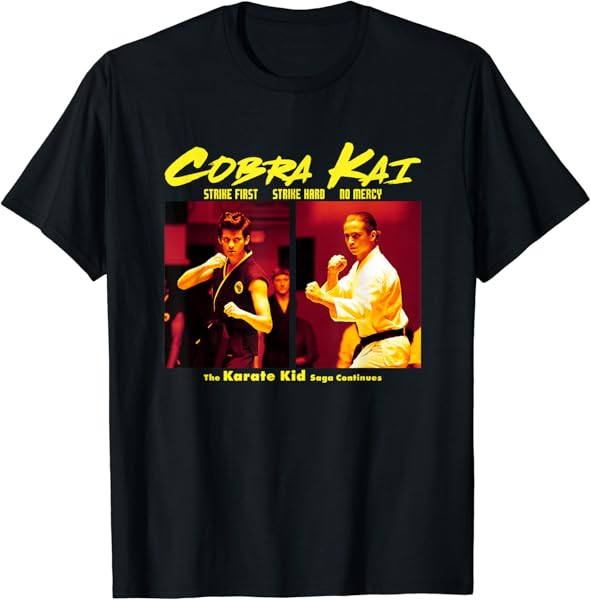 Cobra Kai The Saga Continues Poster T-Shirt