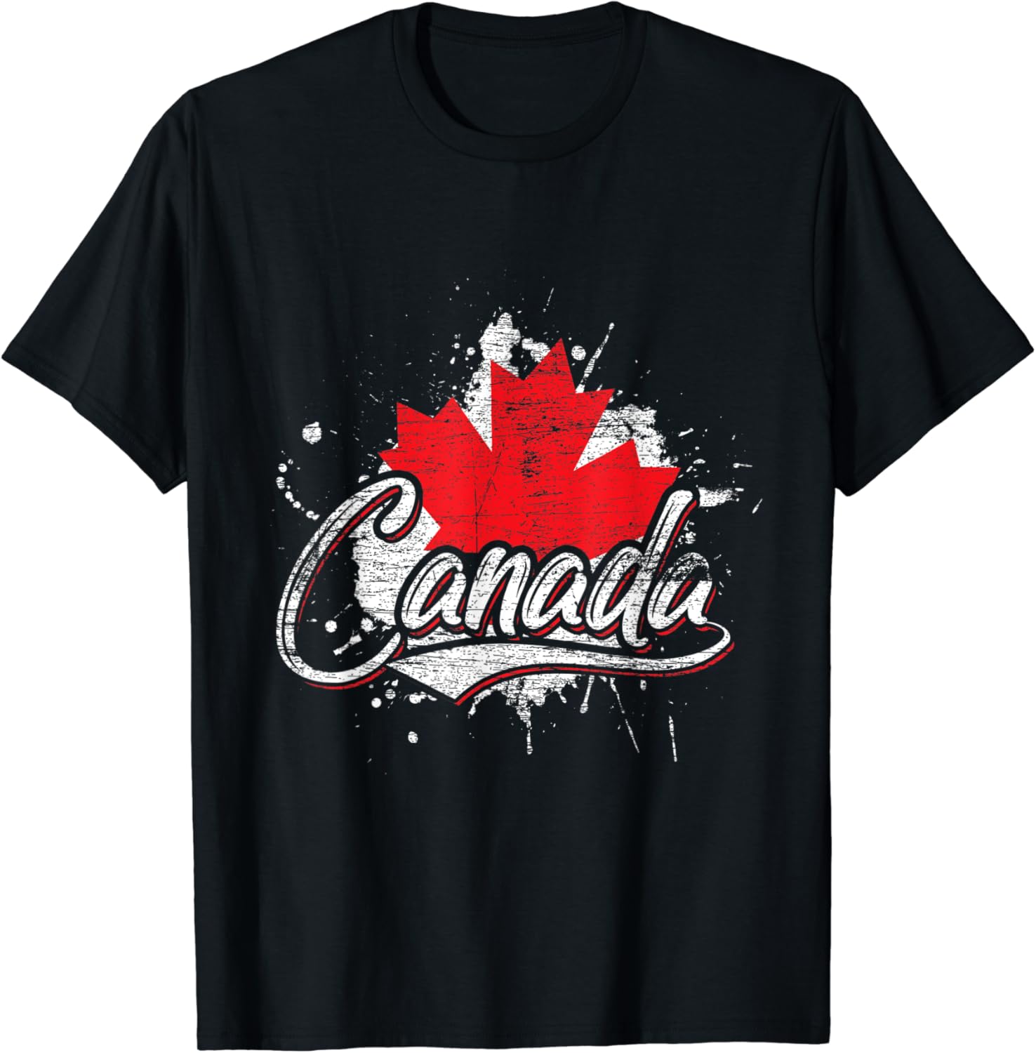 Maple Leaf Tee Canadian Flag Gift Canada TShirt Clothing