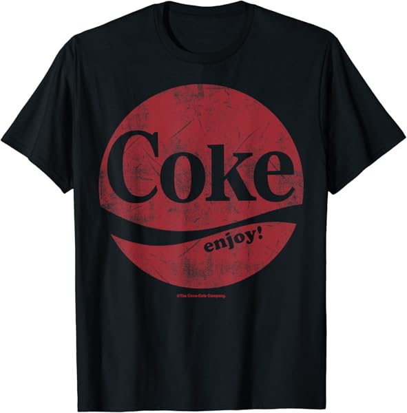 Coca-Cola Coke Enjoy Distressed Logo T-Shirt