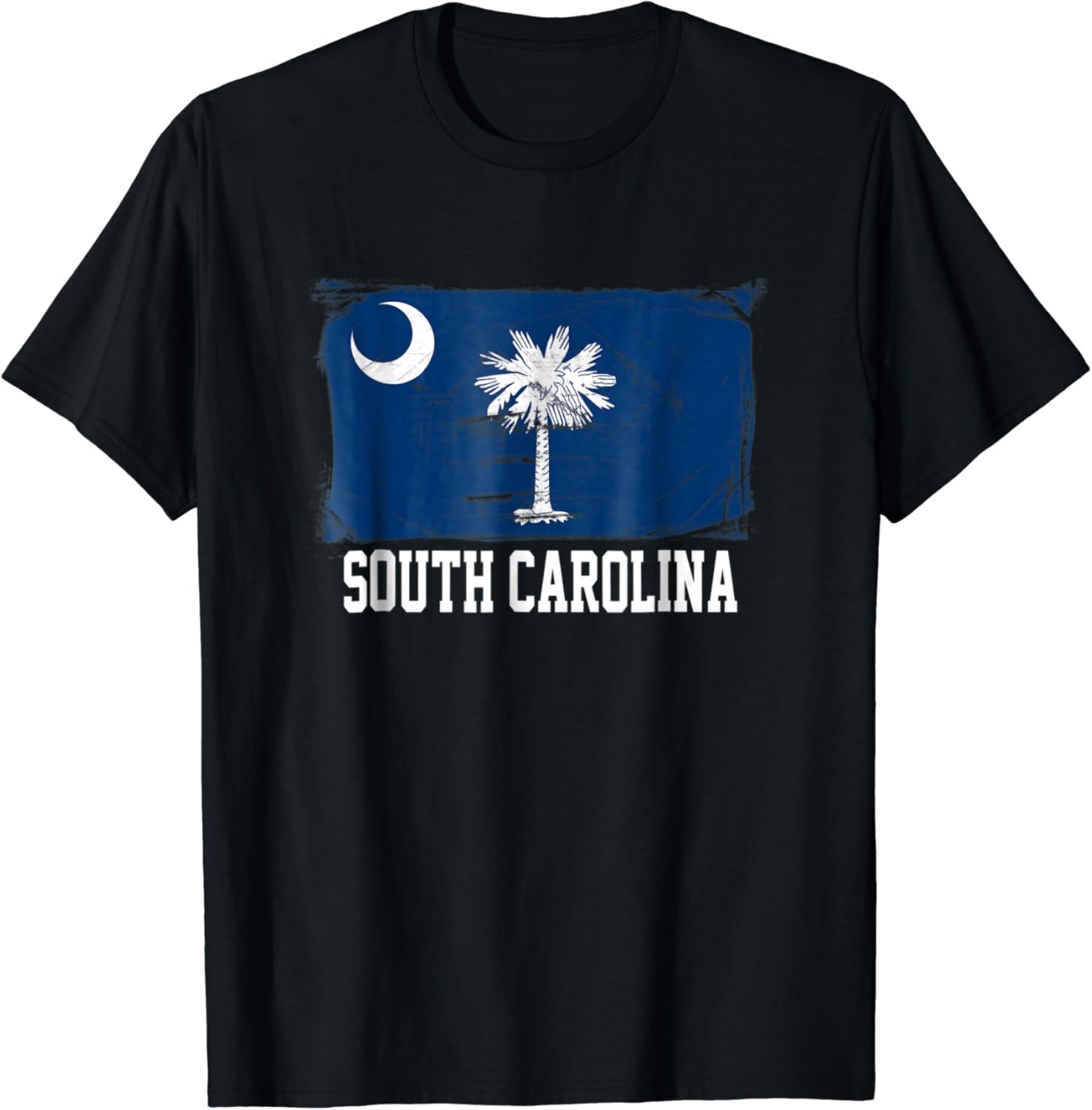 South Carolina United States Vintage Distressed Flag T Shirt