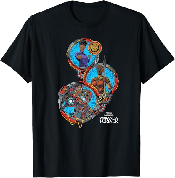 Marvel Black Panther: Wakanda Forever Girl Panels Premium T-Shirt