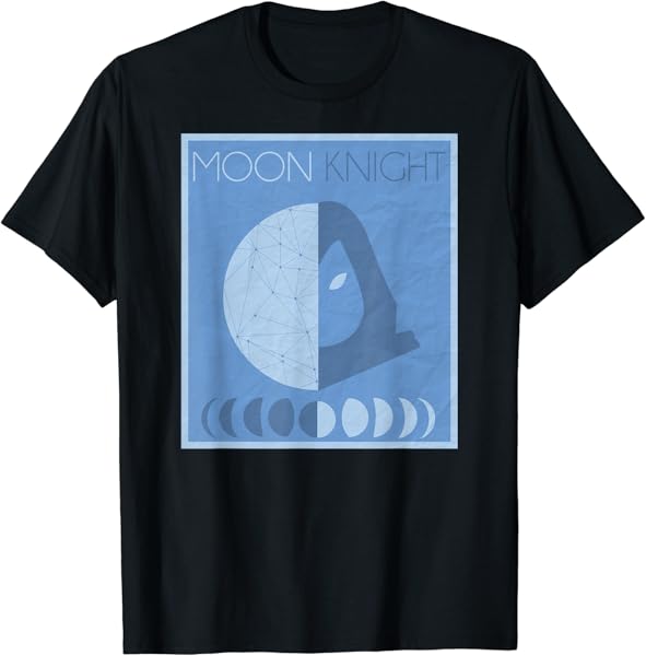 Marvel Moon Knight Constellation Mask Graphic T-Shirt T-Shirt