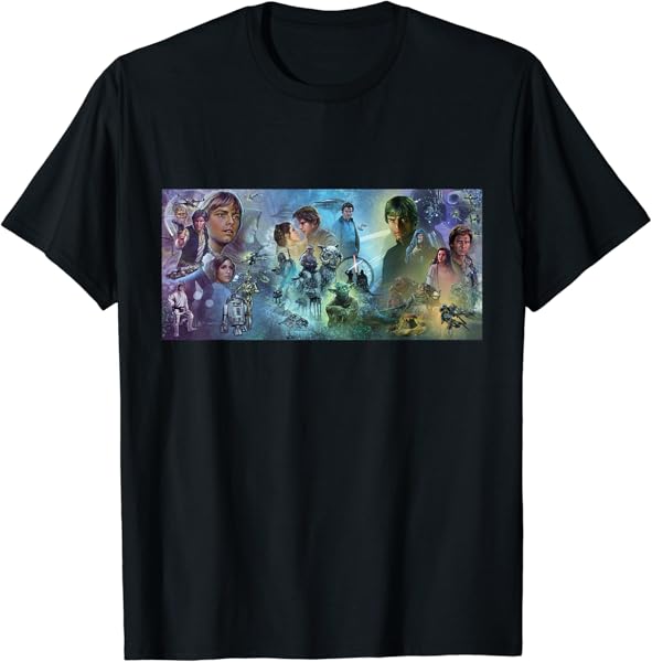 Star Wars Celebration Original Trilogy Mural T-Shirt T-Shirt