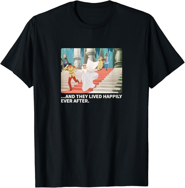 Disney Cinderella Wedding Happily Ever After Scene T-Shirt
