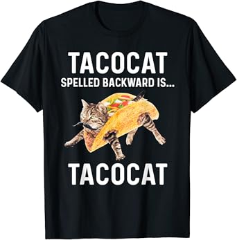 Taco cat backwards Clearance