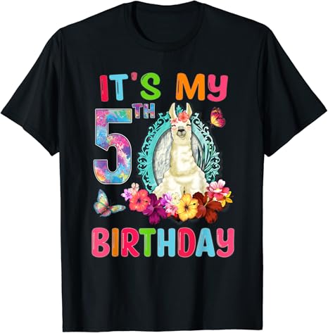 5th birthday tshirt Clearance