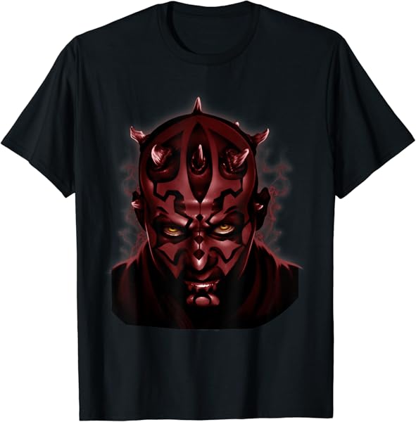 Star Wars Darth Maul Large Face Portrait T-Shirt