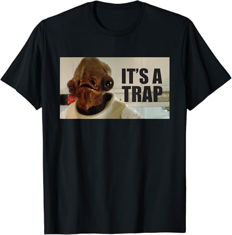 Admiral ackbar it's a trap t shirt Clearance