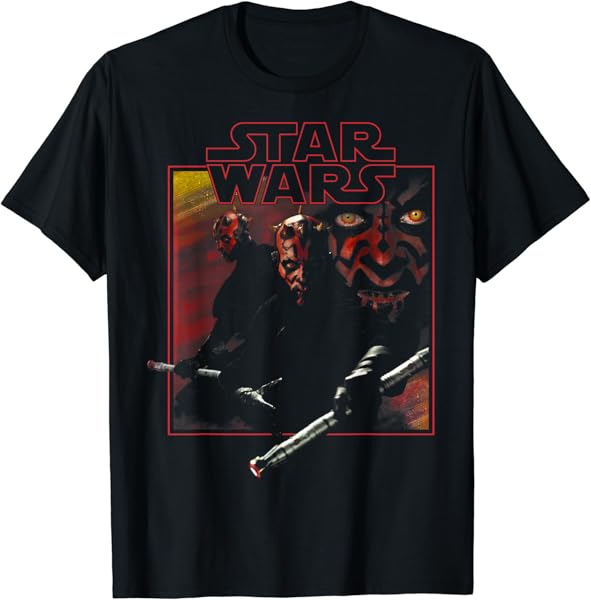 Star Wars Darth Maul Faded Portrait T-Shirt