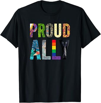 Blm ally t shirt Clearance