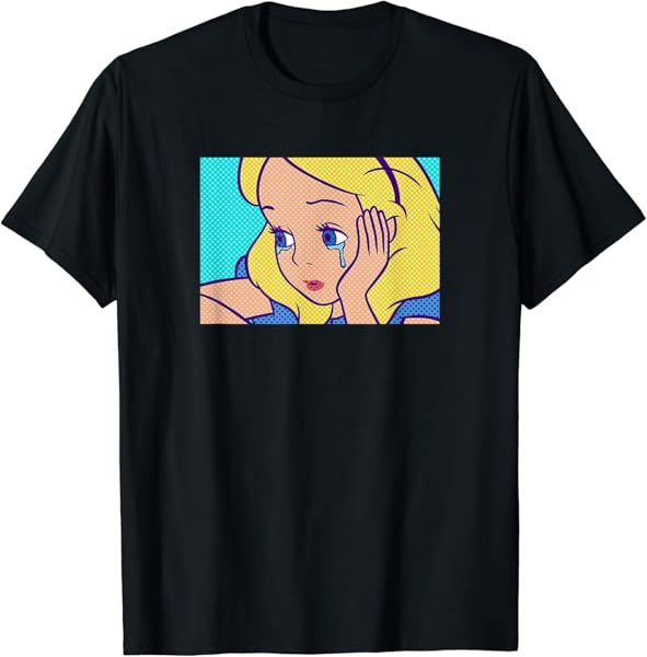 Disney Alice In Wonderland Alice Crying Sad T-Shirt