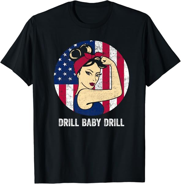 Drill, Baby, Drill Tee Trump 2024 Merch Drill Baby Drill Premium T-Shirt