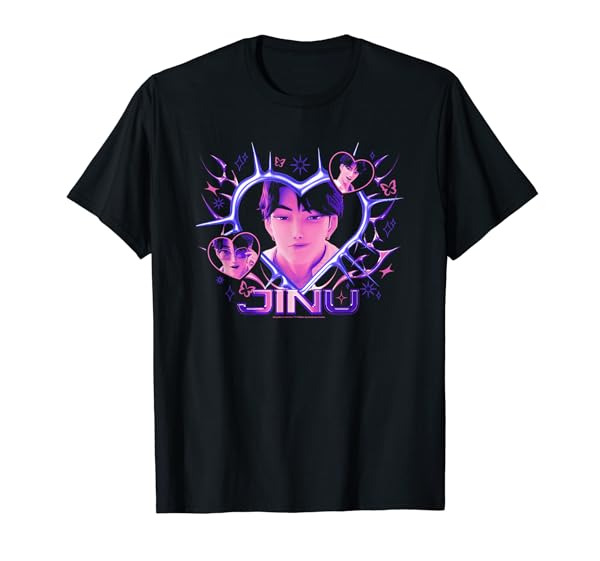 Jinu Y2k Heart Shape Portrait T-Shirt