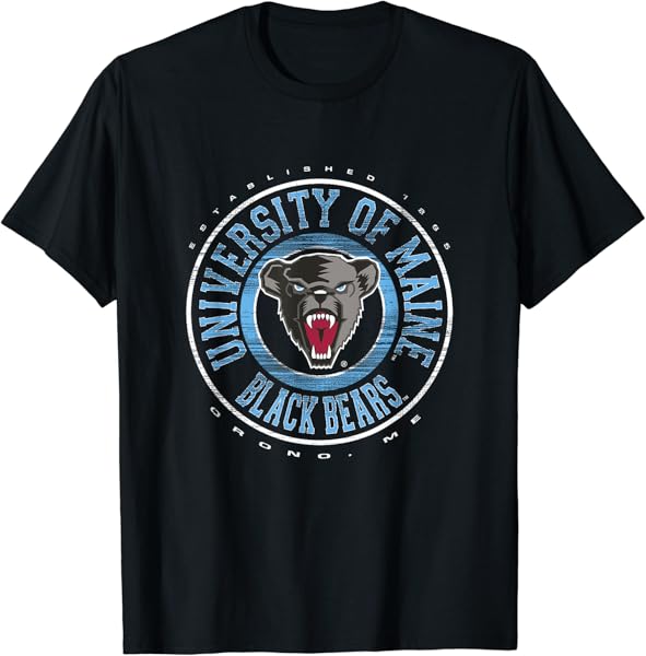 Maine Black Bears Showtime Logo Officially Licensed T-Shirt
