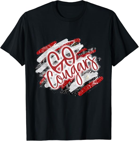 Cougars Team Pride School Spirits Sports T-Shirt