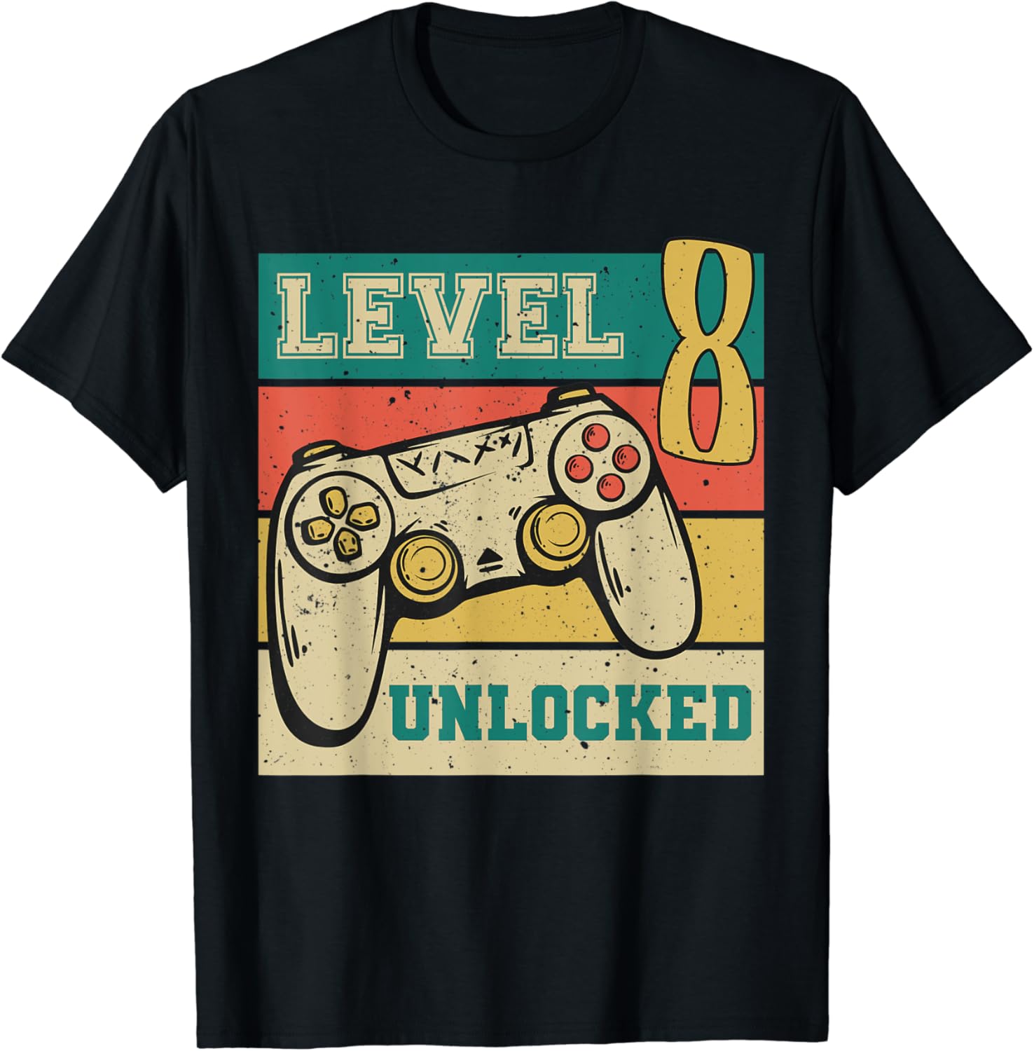 Birthday Gamer Shirt Level 8 Unlocked Video Game Lovers Birthday Gamer Shirt Level 8 Unlocked Video Game Lovers