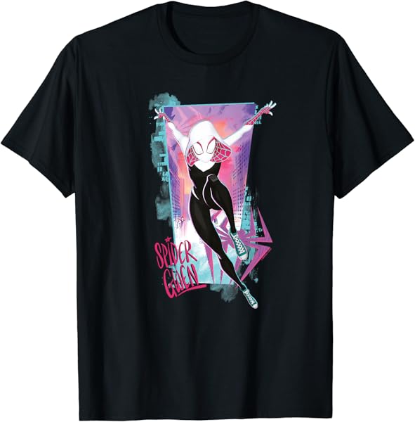 Marvel Spider-Man Across The Spider-Verse Part 1 Gwen Stacy Premium T-Shirt