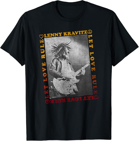 Lenny Kravitz – Let Love Rule Guitar T-Shirt