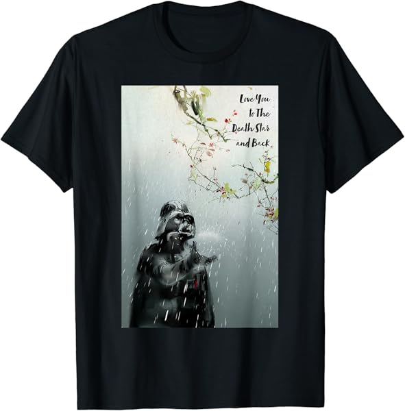 Star Wars Darth Vader Love Death Star T-Shirt