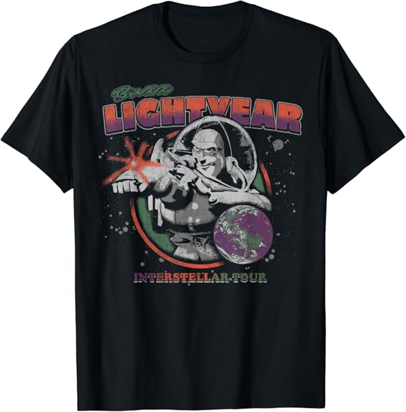 Disney Pixar Toy Story Buzz Lightyear Interstellar Tour T-Shirt