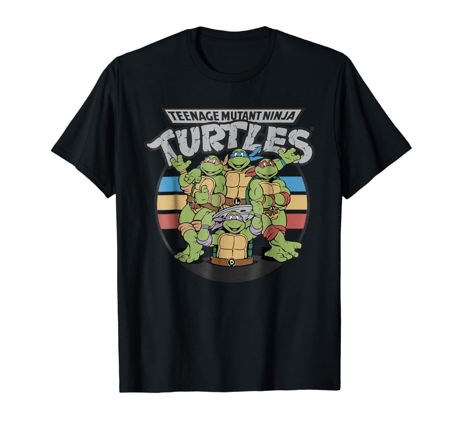 Teenage Mutant Ninja Turtles Retro Spot Logo Tee-Shirt