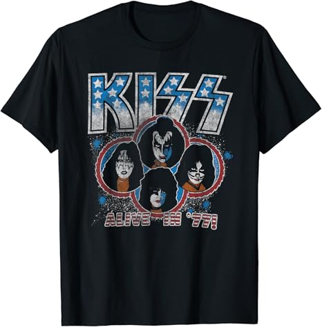 Kiss alive in 77 shirt Clearance