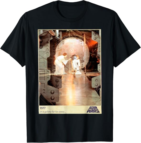 Star Wars Princess Leia & R2-D2 Poster T-Shirt