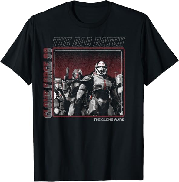 Star Wars: The Clone Wars Clone Force 99 The Bad Batch T-Shirt