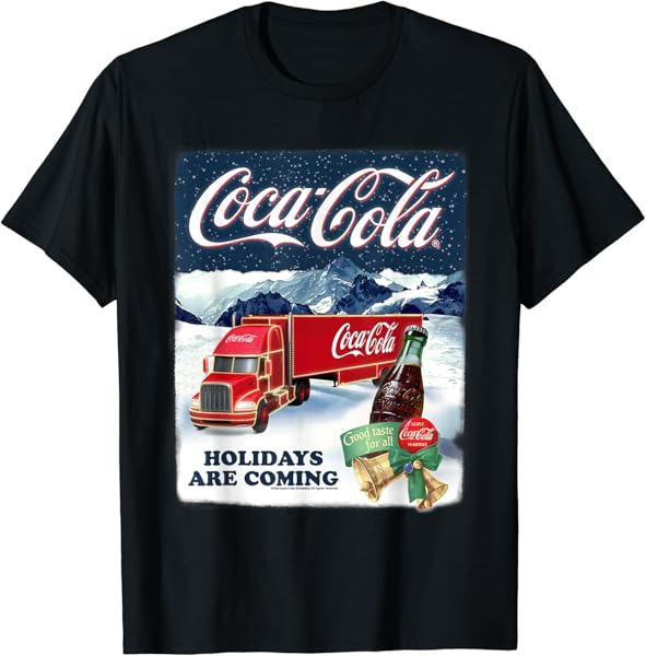 Coca Cola Good Taste For All Christmas Truck T-Shirt