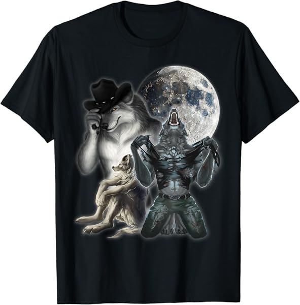 Cringe Alpha Wolf Meme Werewolf T-Shirt