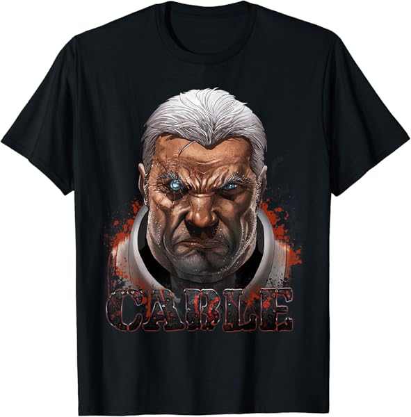 Marvel X-Men Cable Portrait T-Shirt