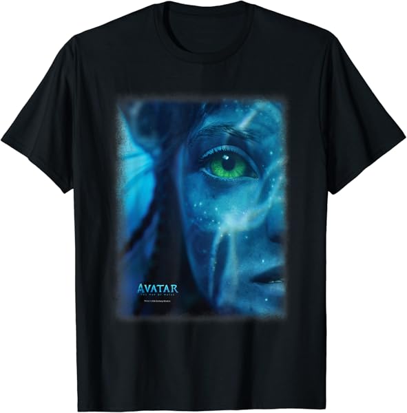 Avatar: The Way of Water Neytiri Na’vi Underwater Half Face T-Shirt