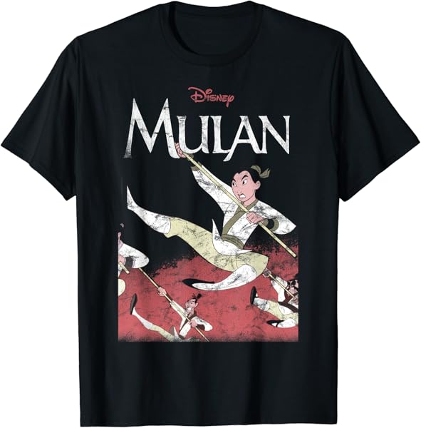Disney Mulan Action Pose Portrait T-Shirt