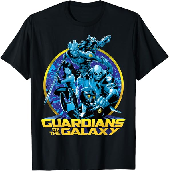 Marvel Guardians of the Galaxy Galactic Defenders Poster T-Shirt