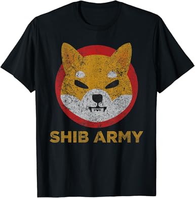 Shiba Inu Shib HODL To the Moon Crypto Cryptocurrency Meme T-Shirt