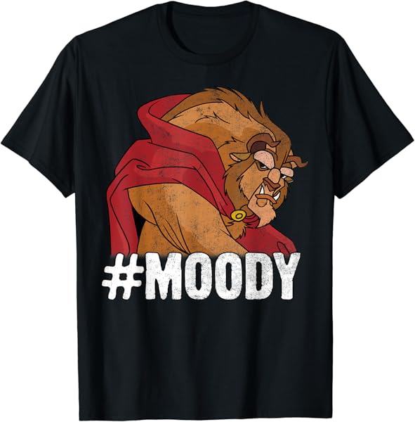 Disney Beauty and the Beast #Moody Beast Portrait T-Shirt
