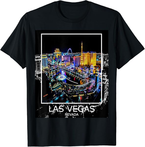 Las Vegas Nevada - City Summer Graphic - Welcome to LV Strip T-Shirt