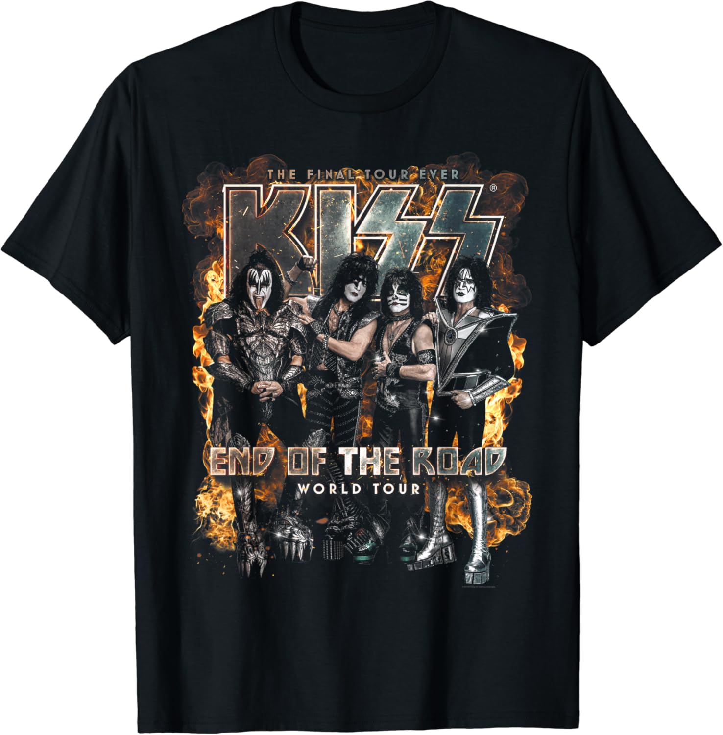 Kiss end of the road tour shirt Clearance