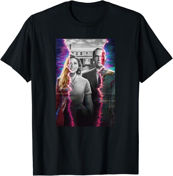 Marvel WandaVision Wanda & Vision Poster T-Shirt