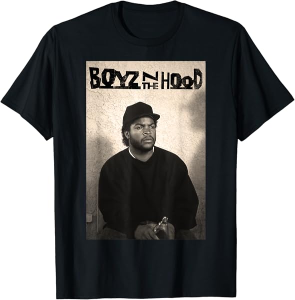 Boyz N The Hood Doughboy Mean Mug Photo Logo T-Shirt
